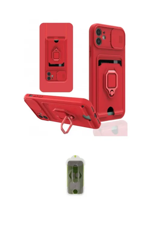 ieg™ iPhone 11 Kılıf Vadi Form Prime - Siyah Joko Magic 5D Hayalet Cam