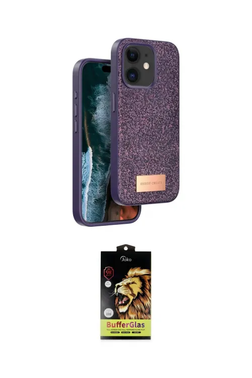 ieg™ iPhone 11 Kılıf Vadi Klasik Serisi - Siyah Buffer Cam Ekran Koruyucu