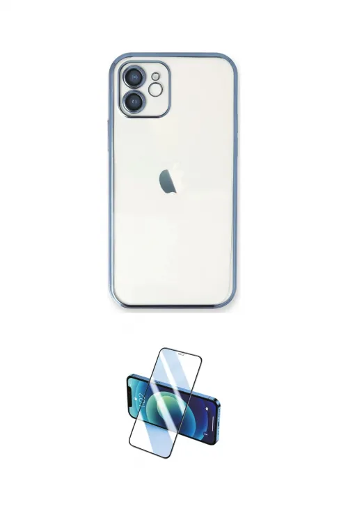ieg™ iPhone 11 Kılıf Vadi Minimal - Siyah 3D Antistatik Seramik Nano Ekran Koruyucu