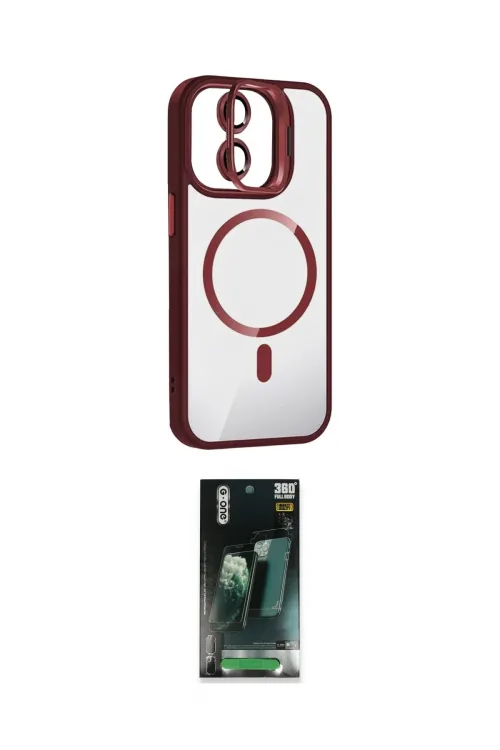 ieg™ iPhone 11 Kılıf Yadigar Asil Koleksiyonu - Siyah 360 Mat Full Body Arka Koruyucu
