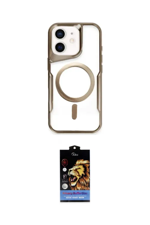 ieg™ iPhone 11 Kılıf Yadigar Klasik Özel Seri - Siyah Buffer Hayalet Cam Ekran Koruyucu