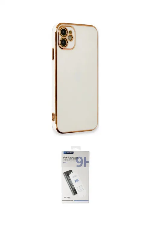 ieg™ iPhone 11 Kılıf Yankı Serisi - Şeffaf Uv Polymer Nano Ekran Koruyucu