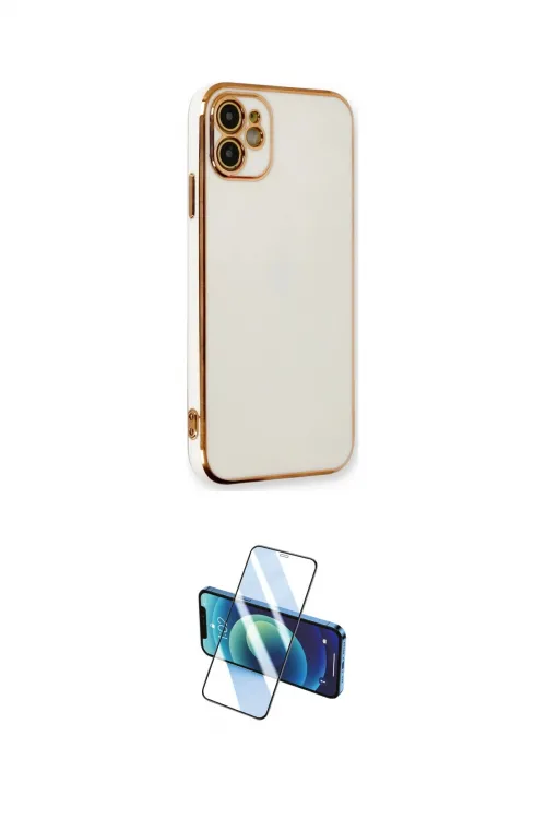 ieg™ iPhone 11 Kılıf Yankı Serisi - Siyah 3D Antistatik Seramik Nano Ekran Koruyucu