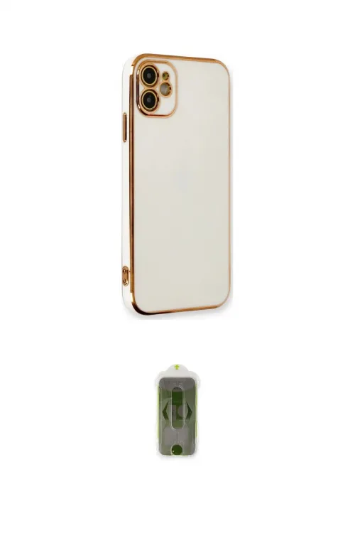 ieg™ iPhone 11 Kılıf Yankı Serisi - Siyah Joko Magic 5D Hayalet Cam