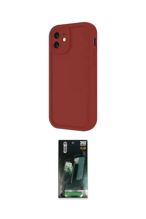 ieg™ iPhone 11 Kılıf Yankı Yansıma Özel Seri - Şeffaf 360 Full Body Arka Koruyucu