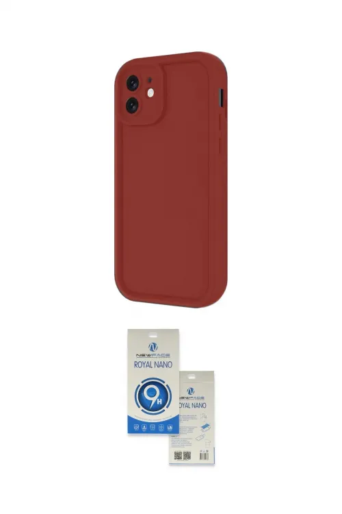 ieg™ iPhone 11 Kılıf Yankı Yansıma Özel Seri - Şeffaf Royal Nano Ekran Koruyucu