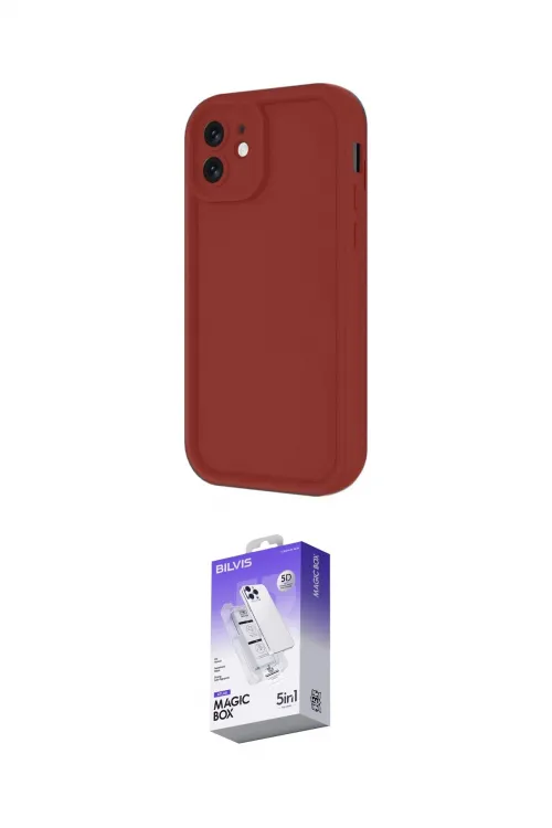 ieg™ iPhone 11 Kılıf Yankı Yansıma Özel Seri - Siyah Bilvis 5in1 3D Magic Cam Ekran Koruyucu