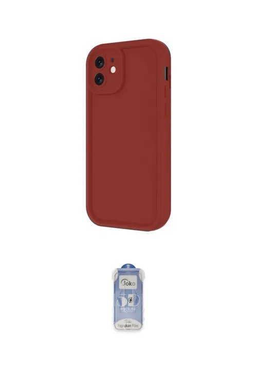 ieg™ iPhone 11 Kılıf Yankı Yansıma Özel Seri - Siyah Joko Magic 5D Cam