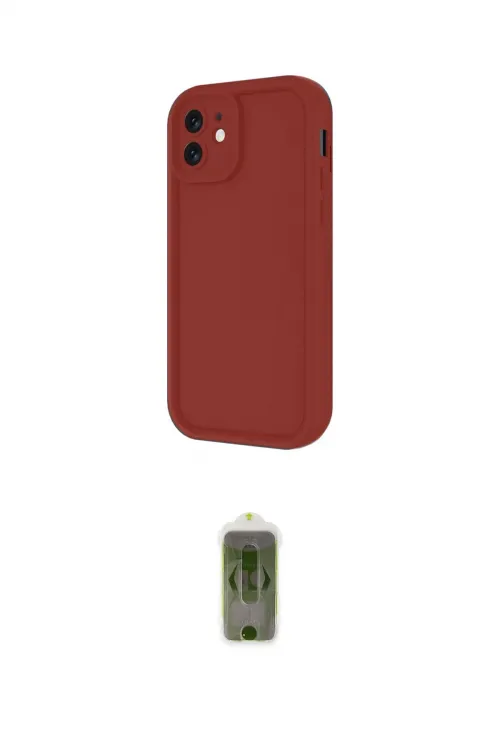 ieg™ iPhone 11 Kılıf Yankı Yansıma Özel Seri - Siyah Joko Magic 5D Hayalet Cam