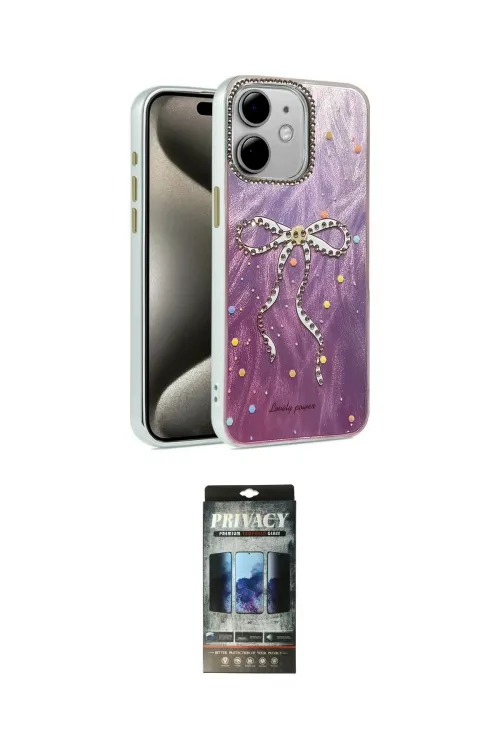 ieg™ iPhone 11 Kılıf Zirve Modern Prime - Siyah 34D Hayalet Izgaralı Cam