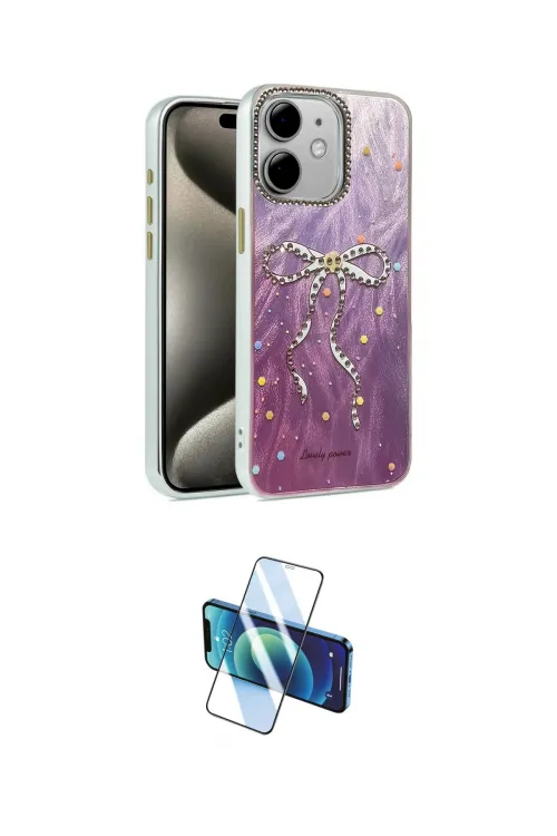 ieg™ iPhone 11 Kılıf Zirve Modern Prime - Siyah 3D Antistatik Cam Ekran Koruyucu