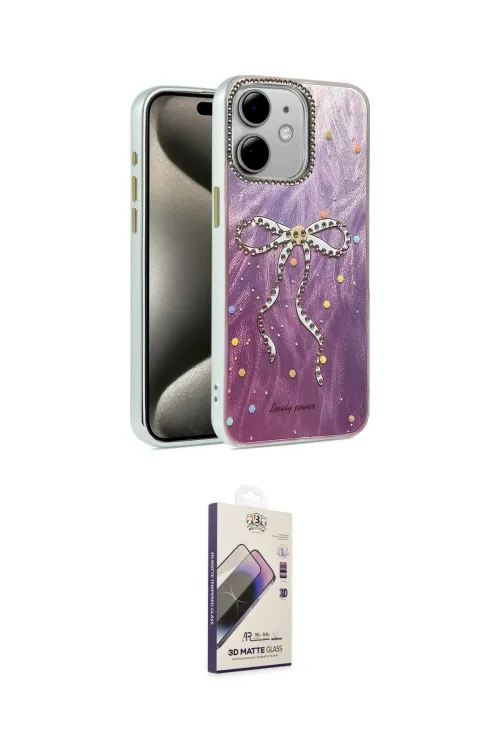 ieg™ iPhone 11 Kılıf Zirve Modern Prime - Siyah Bilvis 3D Mat Cam Ekran Koruyucu