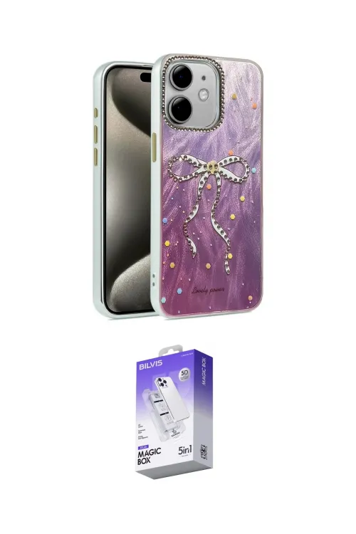 ieg™ iPhone 11 Kılıf Zirve Modern Prime - Siyah Bilvis 5in1 3D Magic Cam Ekran Koruyucu