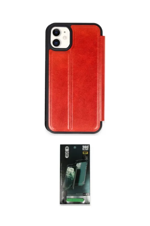 ieg™ iPhone 11 Kılıf Zirve Yansıma Serisi - Şeffaf 360 Full Body Arka Koruyucu