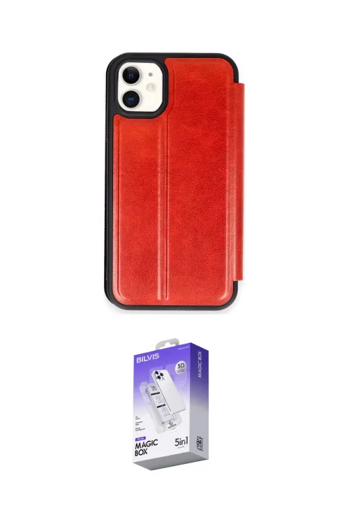 ieg™ iPhone 11 Kılıf Zirve Yansıma Serisi - Siyah Bilvis 5in1 3D Magic Cam Ekran Koruyucu
