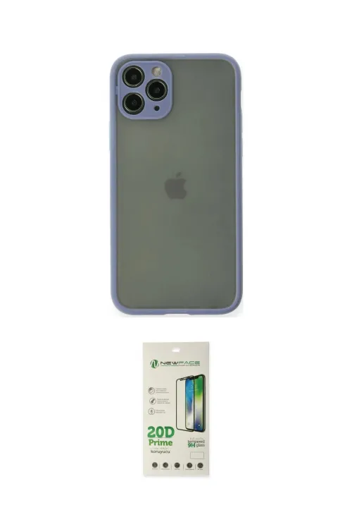 ieg™ iPhone 11 Pro Kılıf Ahenk Çizgi Serisi - Siyah 20D Premium Cam Ekran Koruyucu