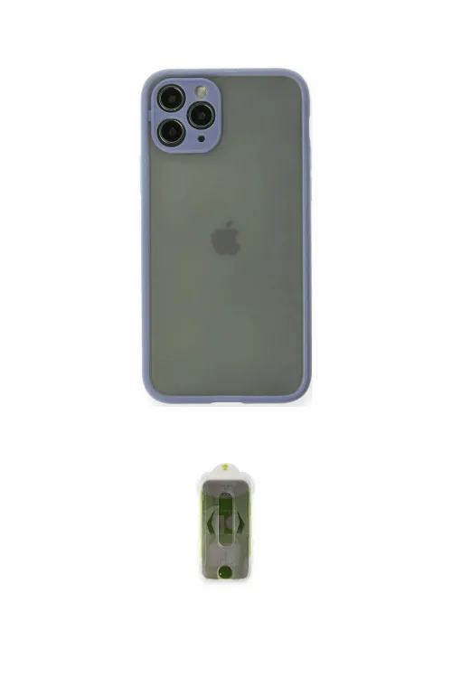 ieg™ iPhone 11 Pro Kılıf Ahenk Çizgi Serisi - Siyah Joko Magic 5D Hayalet Cam