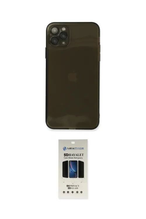 ieg™ iPhone 11 Pro Kılıf Ahenk Doku - Siyah 5D Hayalet Cam Ekran Koruyucu