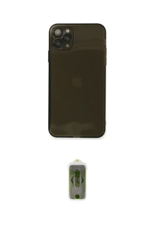 ieg™ iPhone 11 Pro Kılıf Ahenk Doku - Siyah Joko Magic 5D Hayalet Cam