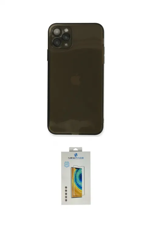 ieg™ iPhone 11 Pro Kılıf Ahenk Doku - Siyah Polymer Nano Ekran Koruyucu