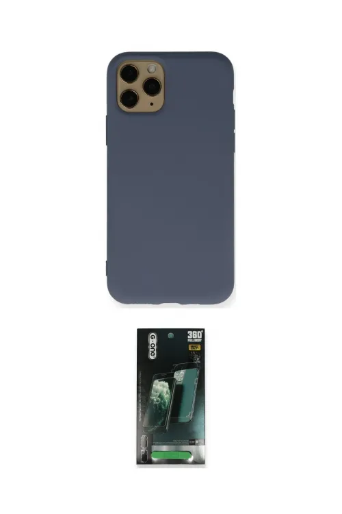 ieg™ iPhone 11 Pro Kılıf Ahenk Serisi - Şeffaf 360 Full Body Arka Koruyucu