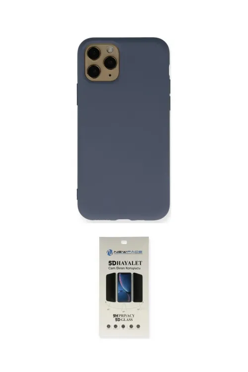 ieg™ iPhone 11 Pro Kılıf Ahenk Serisi - Siyah 5D Hayalet Cam Ekran Koruyucu