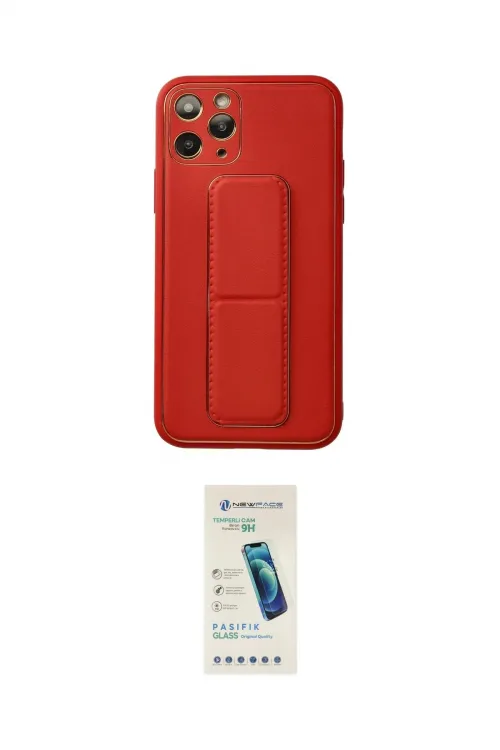 ieg™ iPhone 11 Pro Kılıf Akış Doku - Şeffaf Pasifik Cam Ekran Koruyucu