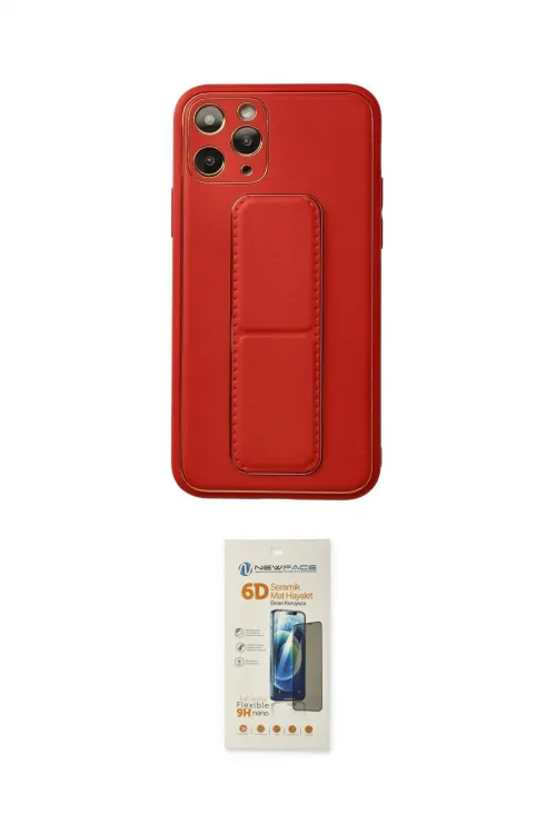ieg™ iPhone 11 Pro Kılıf Akış Doku - Siyah 6D Mat Seramik Hayalet Nano Ekran Koruyucu