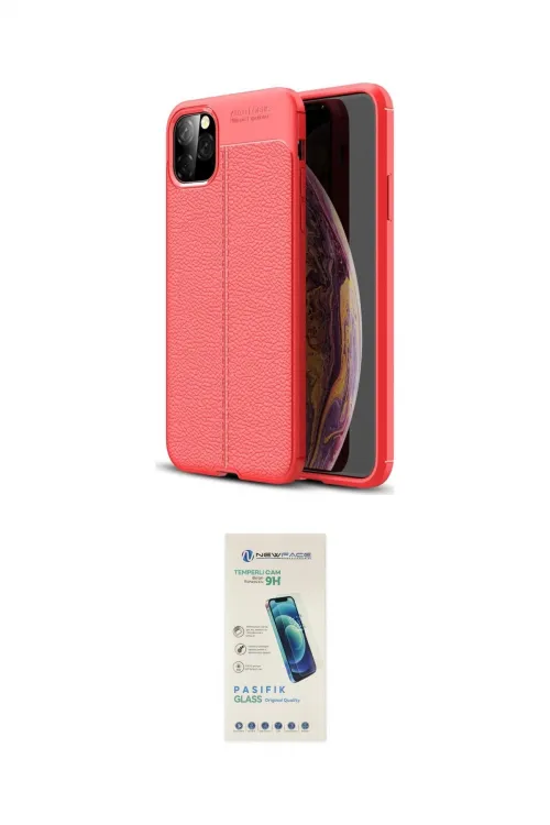 ieg™ iPhone 11 Pro Kılıf Doruk Klasik Özel Seri - Şeffaf Pasifik Cam Ekran Koruyucu