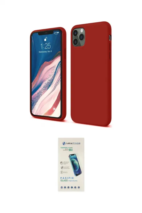 ieg™ iPhone 11 Pro Kılıf Kozmos Yansıma Özel Seri - Şeffaf Pasifik Cam Ekran Koruyucu