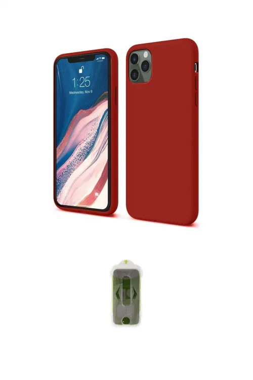ieg™ iPhone 11 Pro Kılıf Kozmos Yansıma Özel Seri - Siyah Joko Magic 5D Hayalet Cam