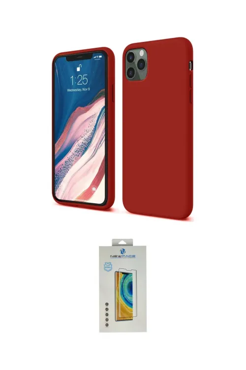ieg™ iPhone 11 Pro Kılıf Kozmos Yansıma Özel Seri - Siyah Polymer Nano Ekran Koruyucu