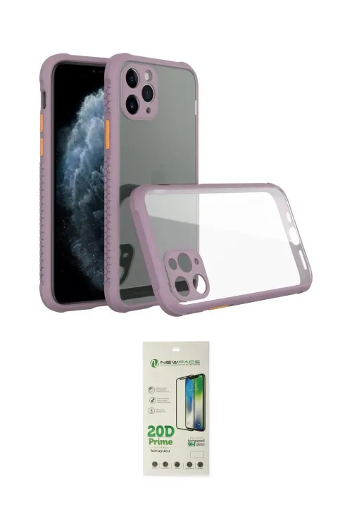 ieg™ iPhone 11 Pro Kılıf Nova Asil Özel Seri - Siyah 20D Premium Cam Ekran Koruyucu