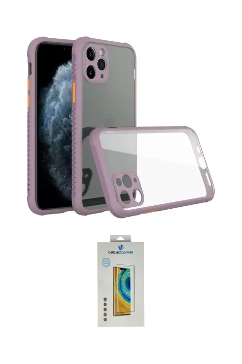 ieg™ iPhone 11 Pro Kılıf Nova Asil Özel Seri - Siyah Polymer Nano Ekran Koruyucu