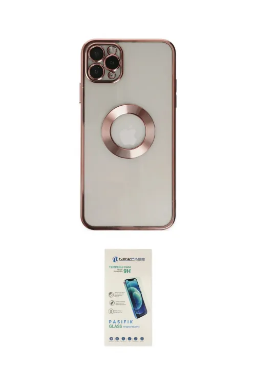 ieg™ iPhone 11 Pro Kılıf Pusula Form - Şeffaf Pasifik Cam Ekran Koruyucu