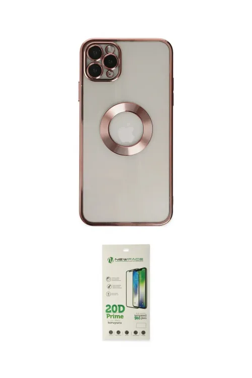 ieg™ iPhone 11 Pro Kılıf Pusula Form - Siyah 20D Premium Cam Ekran Koruyucu