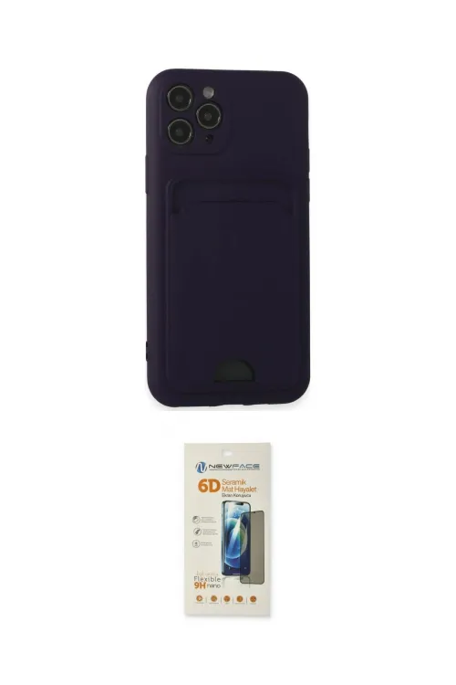 ieg™ iPhone 11 Pro Kılıf Vadi Çizgi Prime - Siyah 6D Mat Seramik Hayalet Nano Ekran Koruyucu
