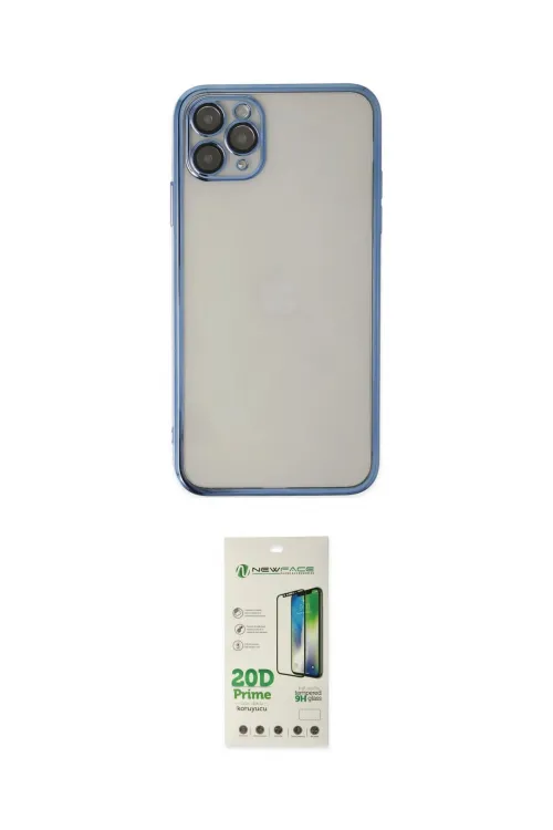 ieg™ iPhone 11 Pro Kılıf Vadi Minimal - Siyah 20D Premium Cam Ekran Koruyucu