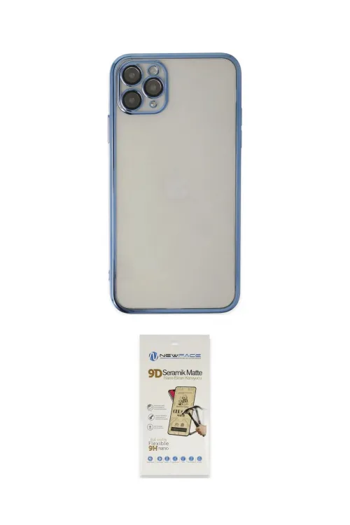 ieg™ iPhone 11 Pro Kılıf Vadi Minimal - Siyah Mat Seramik Nano Ekran Koruyucu