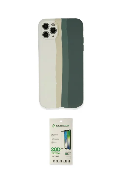 ieg™ iPhone 11 Pro Kılıf Yadigar Çizgi - Siyah 20D Premium Cam Ekran Koruyucu