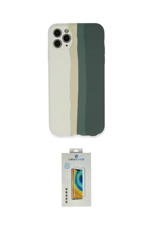 ieg™ iPhone 11 Pro Kılıf Yadigar Çizgi - Siyah Polymer Nano Ekran Koruyucu