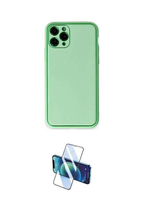 ieg™ iPhone 11 Pro Kılıf Yadigar Klasik - Siyah 3D Antistatik Seramik Nano Ekran Koruyucu