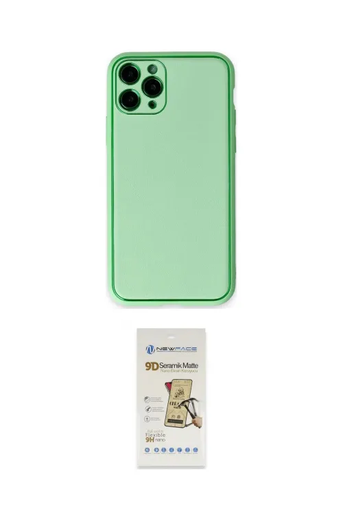 ieg™ iPhone 11 Pro Kılıf Yadigar Klasik - Siyah Mat Seramik Nano Ekran Koruyucu
