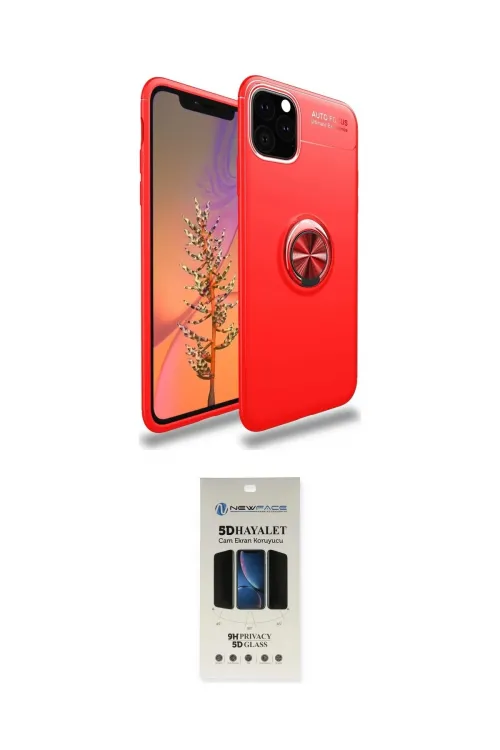ieg™ iPhone 11 Pro Kılıf Yankı Form Prime - Siyah 5D Hayalet Cam Ekran Koruyucu