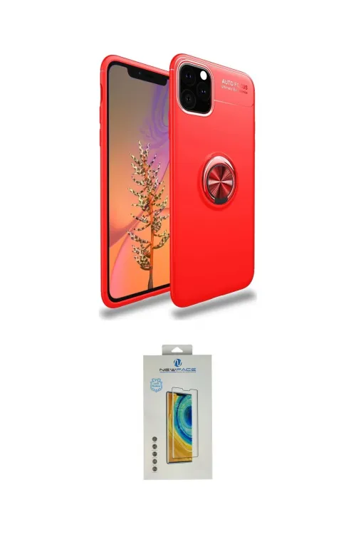 ieg™ iPhone 11 Pro Kılıf Yankı Form Prime - Siyah Polymer Nano Ekran Koruyucu