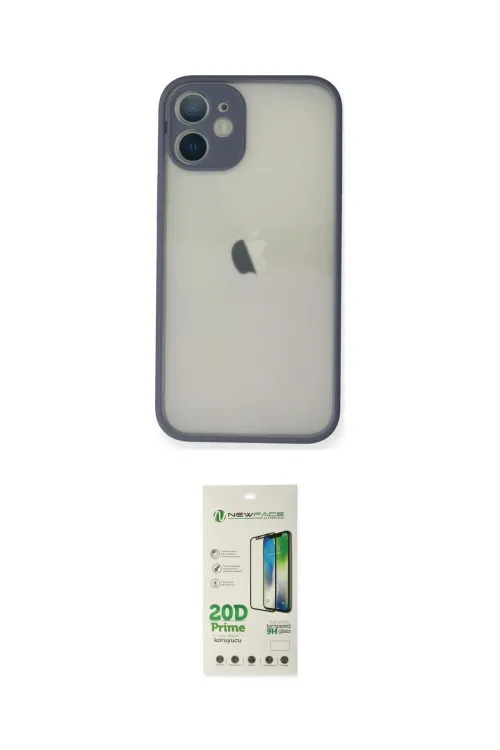 ieg™ iPhone 11 Pro Max Kılıf Ahenk Çizgi Serisi - Siyah 20D Premium Cam Ekran Koruyucu