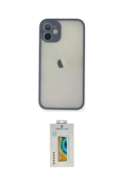 ieg™ iPhone 11 Pro Max Kılıf Ahenk Çizgi Serisi - Siyah Polymer Nano Ekran Koruyucu
