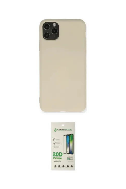 ieg™ iPhone 11 Pro Max Kılıf Ahenk Serisi - Siyah 20D Premium Cam Ekran Koruyucu
