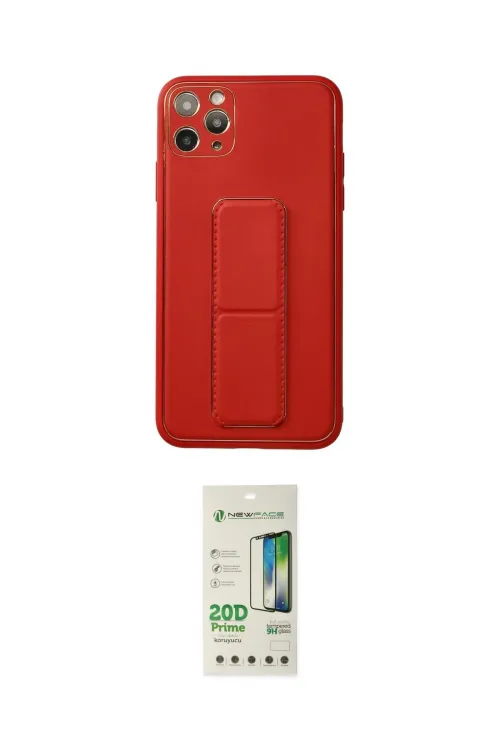 ieg™ iPhone 11 Pro Max Kılıf Akış Doku - Siyah 20D Premium Cam Ekran Koruyucu