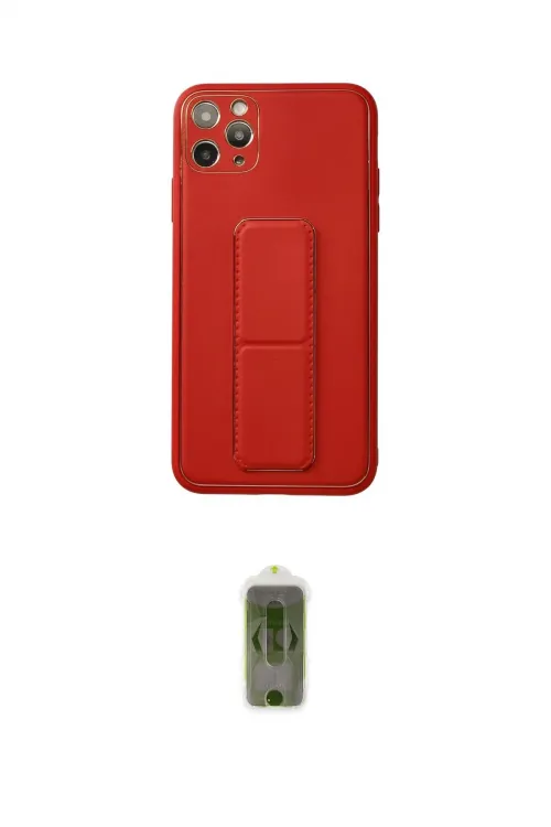 ieg™ iPhone 11 Pro Max Kılıf Akış Doku - Siyah Joko Magic 5D Hayalet Cam